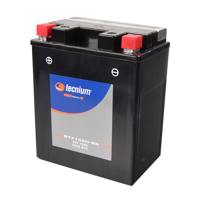 Tecnium - Battery Btx14ah-Bs Mf W/ Acid