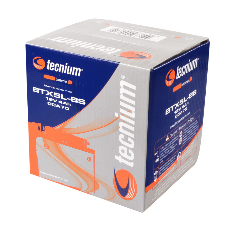 Tecnium - Battery Btx5l-Bs Mf met zuurpakket - Afbeelding 2