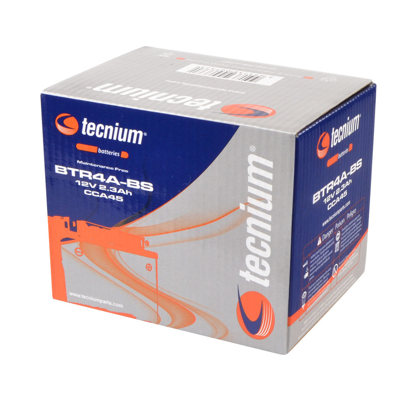 Tecnium - Battery Btr4a-Bs Mf w/ Acid - Afbeelding 2