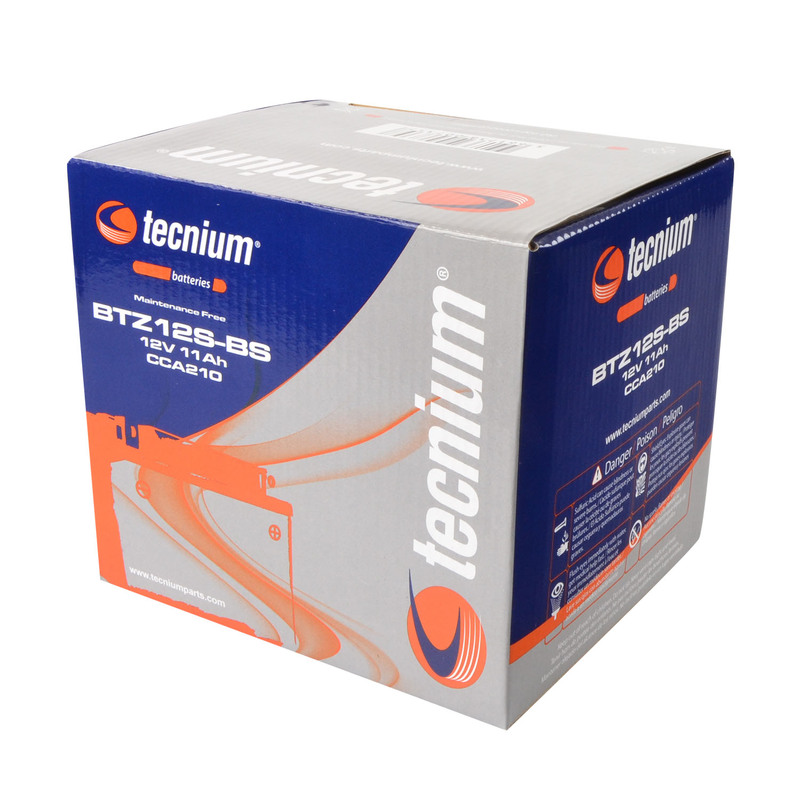 Tecnium - Battery Btz12s-Bs Mf w/ Acid met zuurpakket - Afbeelding 2