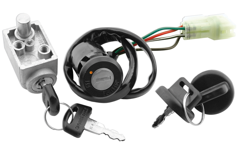 V Parts - Switch Ignition With Key voor Kymco MXU MXER 50-125-250 02-04 MXU 50 02-07