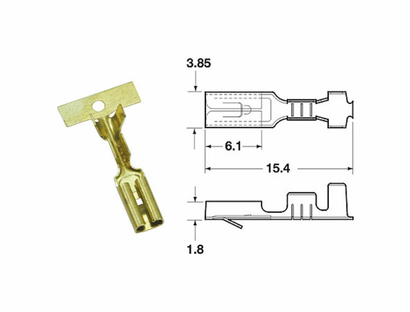 Bihr - Terminal Pin 110 ml Female x50