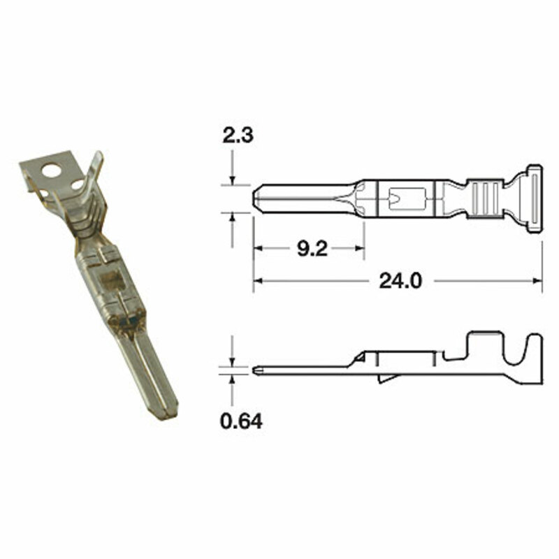 Bihr - Terminal Pin 090 Frkw Male x50