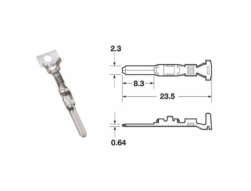 Bihr - Terminal Pin 090 Smto Male x50