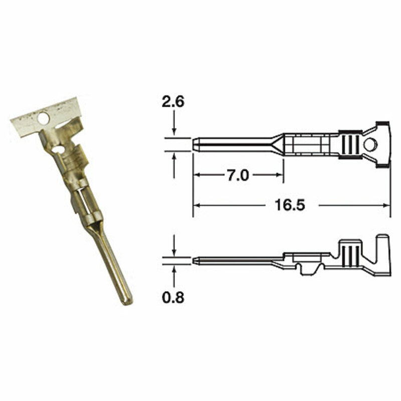 Bihr - Terminal Pin 060 AM Male x50