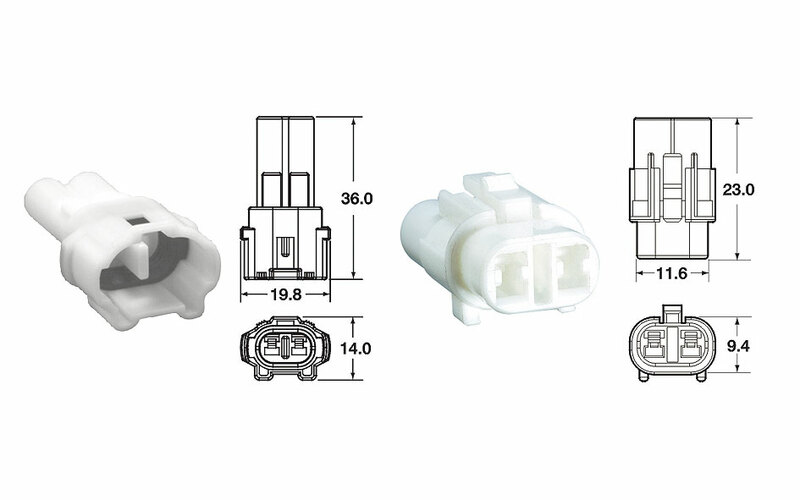 Bihr - Connector Set 090 Smto 2 Plug x5