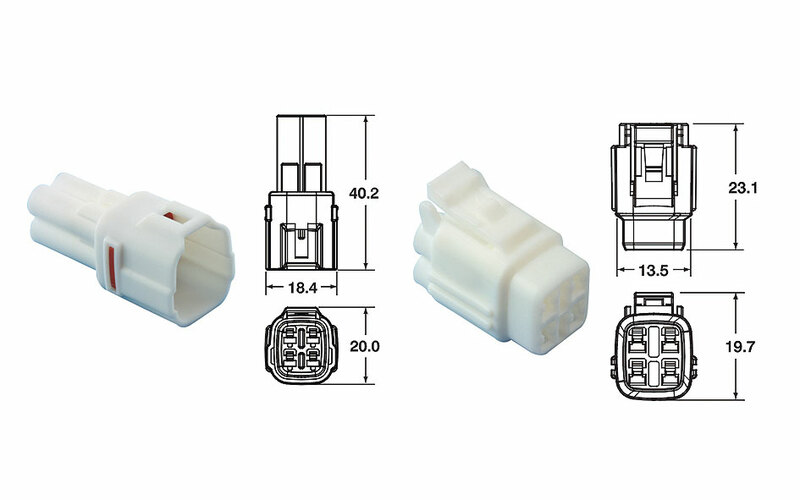 Bihr - Connector Set 090 SMTO 4 Plug x5