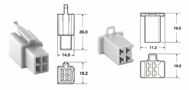 Bihr - Connector Set 110 ml 4 Plug x5