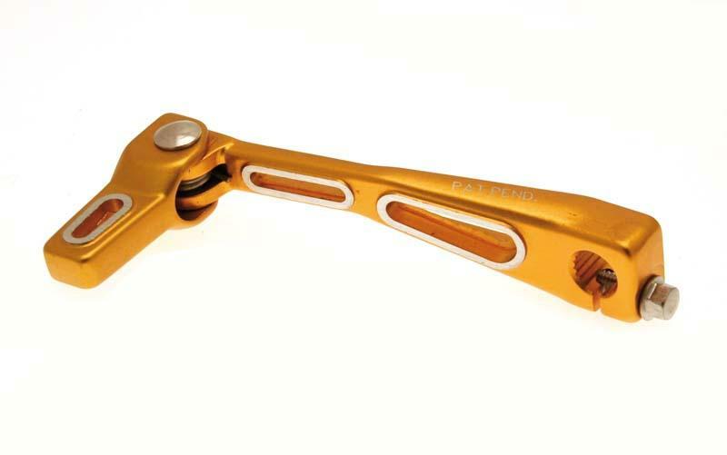 V Parts - Shift Lever Alloy Anodised Goud voor Derbi