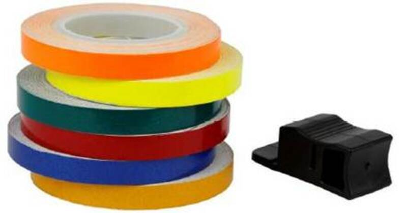 V Parts - Vpart Rim Tape 6m x 7mm, Red voor Bihr Wheel Stripes