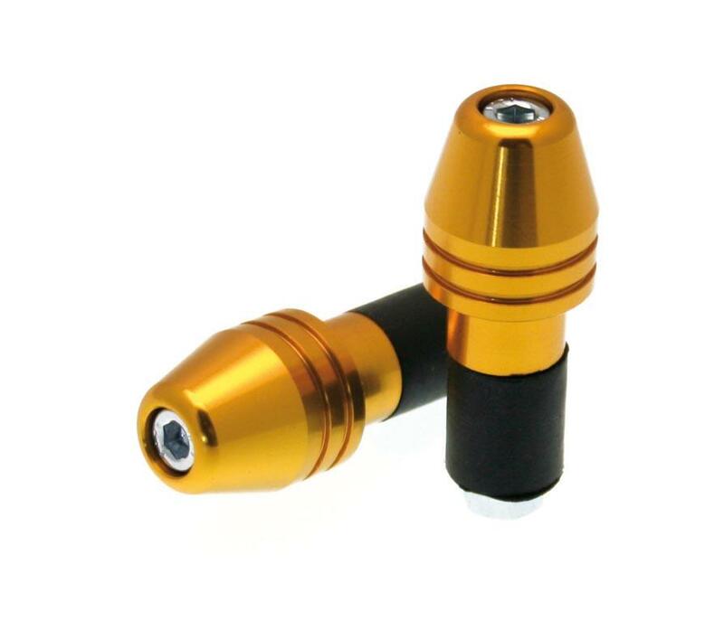 Bihr - Bar End Rocket Ø18mm Goud voor Rocket stuurgewicht 14-18mm