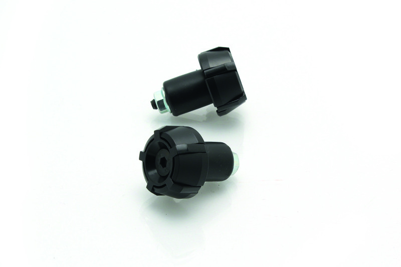 V Parts - Vpart Bar End Spark stuurgewicht zwart Ø18mm