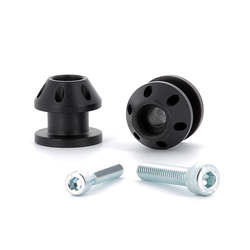 V Parts - Bobbins M8x1,25 Zwart Aluminium