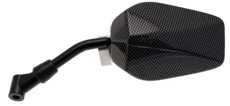 Highsider - Smart Mirror M8x125 Car, L/R Afwerking In Carbon Niet Gehomol. M8/125