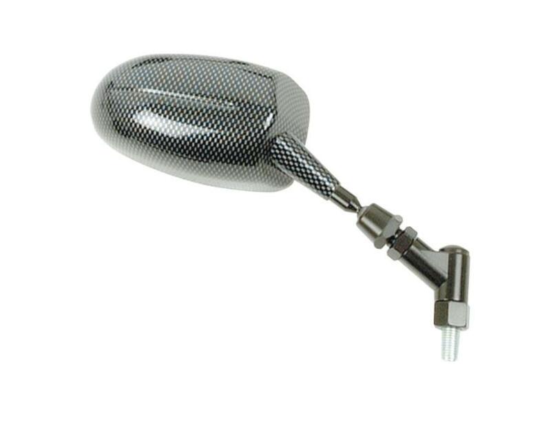 V Parts - Mirror Carbon F1 Oval, R Verst Niet Gehomol M10/125