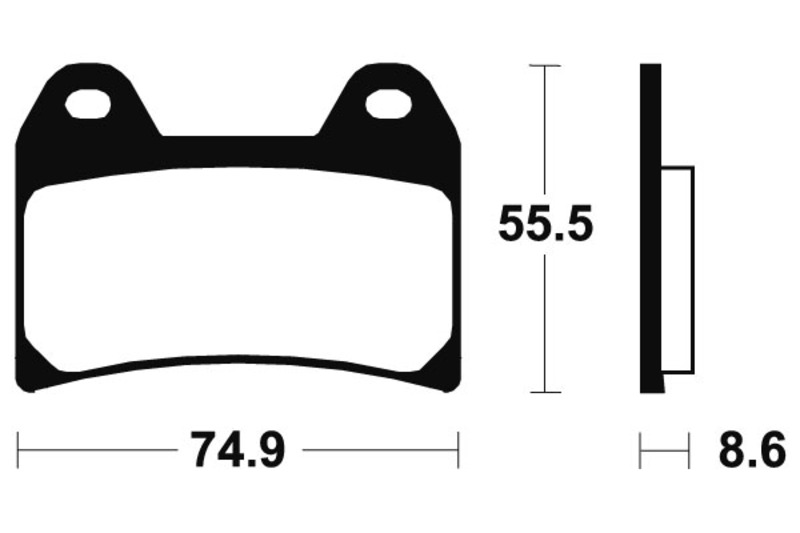 Tecnium - Brake Pads Sintered Metaal MTR206