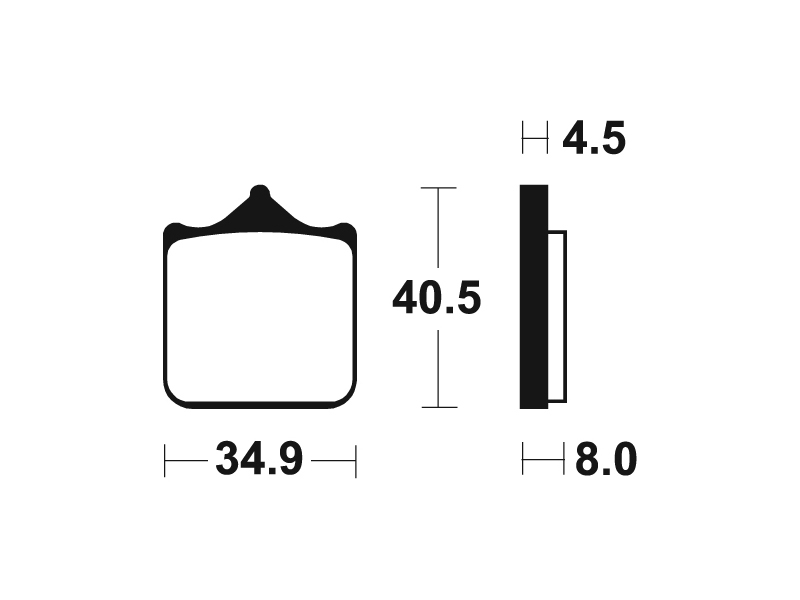 Tecnium - Brake Pads Sintered MTR370
