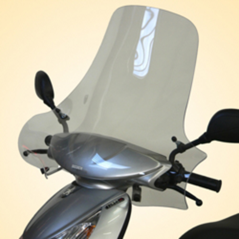 V Parts - Windshield Standard Clear voor Peugeot Looxor 125