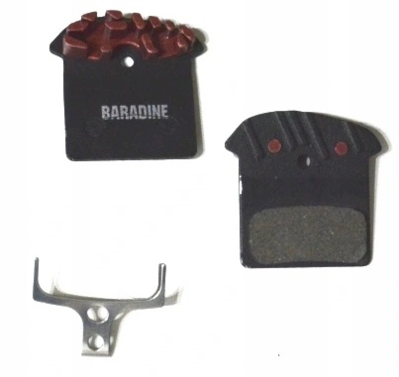 V Bike - Brake Pads Shimano Mtb Heat-Sink Organic Comp - Afbeelding 2