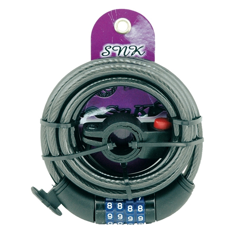 V Bike - Mtb Lock Combination Spiral Encoded Keyless 150cm