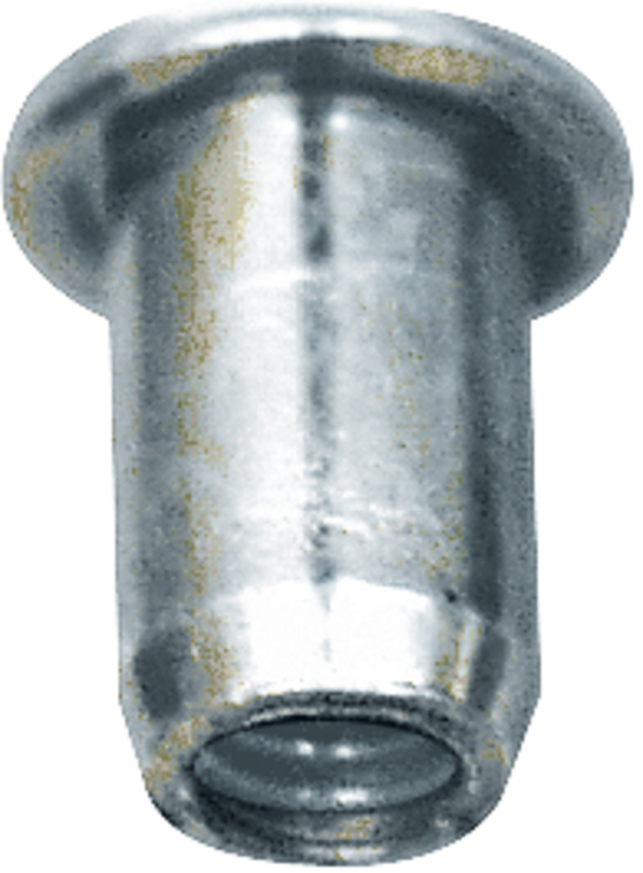Bihr - Crimping Nuts M4 Steel Set of 20 Pieces