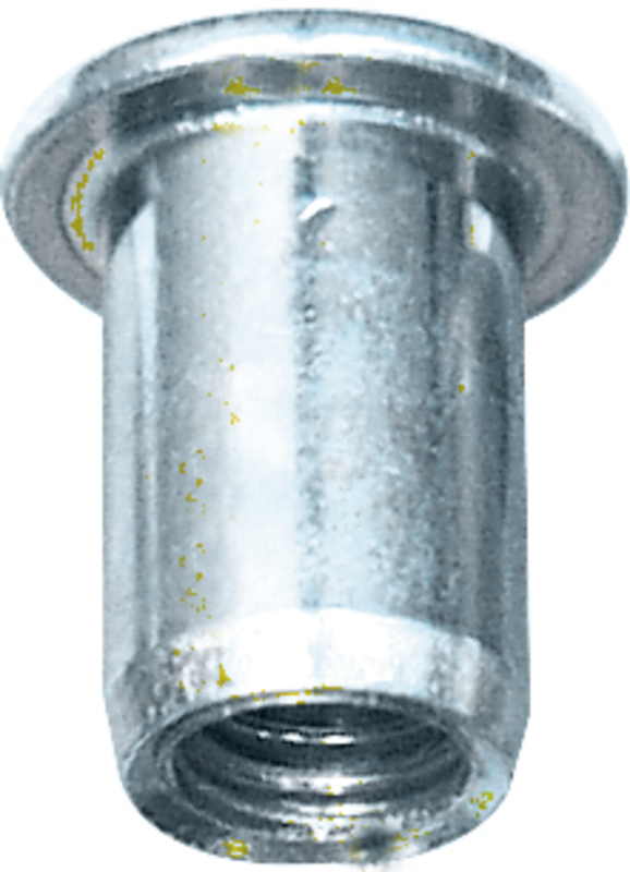 Bihr - Crimping Nuts M8 Steel Set of 20 Pieces