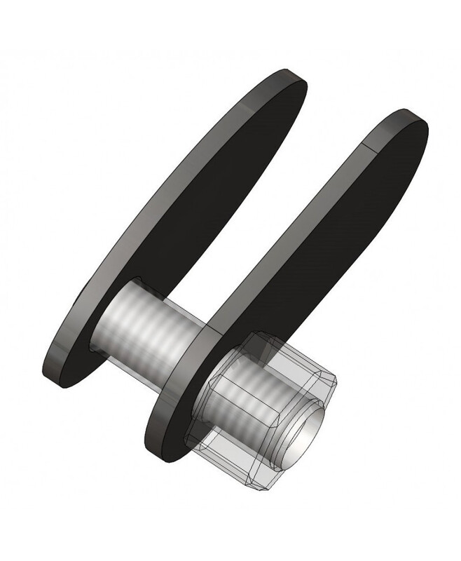 V Parts - Indicator Spacers 2 Pcs voor Harley Davidson Sissy Bar - Afbeelding 3