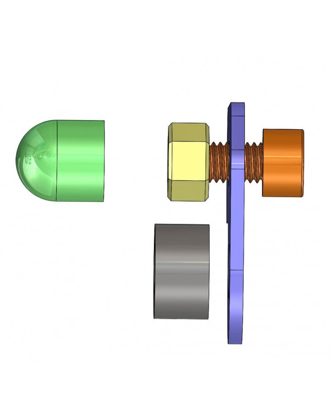 V Parts - Indicator Spacers 2 Pcs voor Indian FTR 1200 - Afbeelding 7