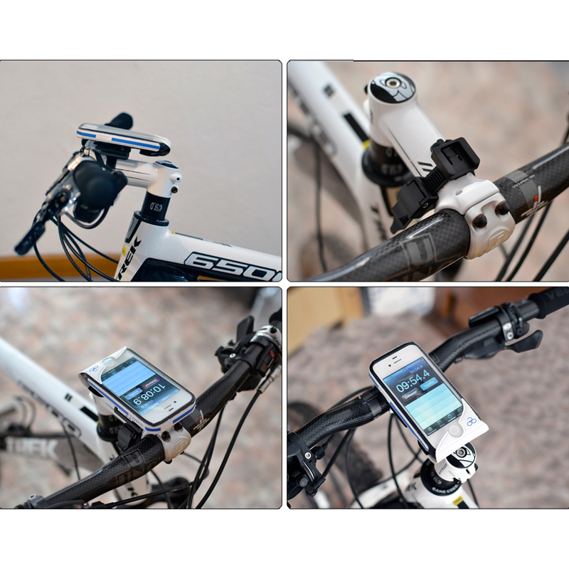 V Bike - Iphone 4/4S Cover + Mount Kit Green - Afbeelding 3