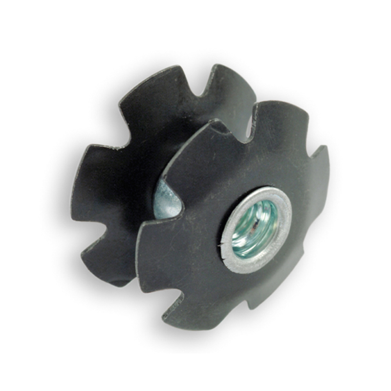 V Bike - Headset Inner Cap A-Head 1-1/8'' Black Star Nut