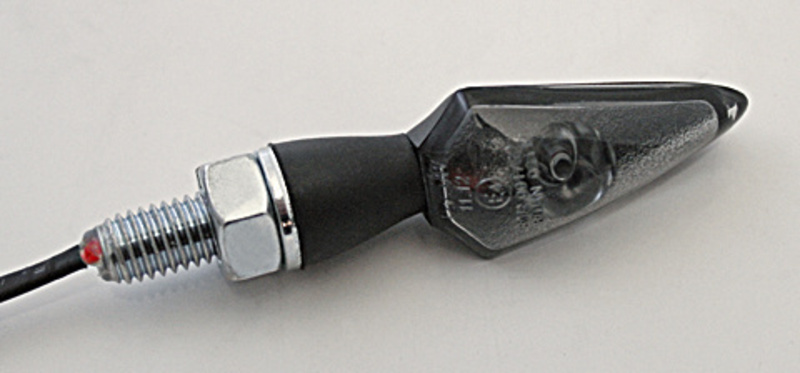 Highsider - Pro Stream Led Indicator Body Black / Lens Smoked (Pair), Front & Rear
