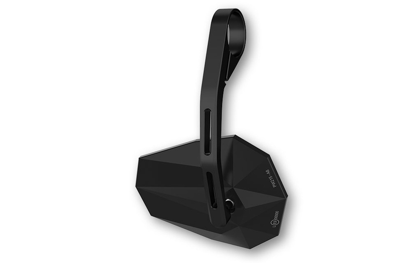 Highsider - Stealth-X6 Handlebar End Mirror Black Long (1pc)