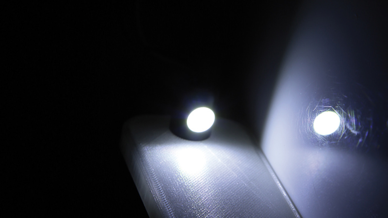 Shin Yo - Led Licen.Pl.Light, Round, M6, Blk - Afbeelding 3