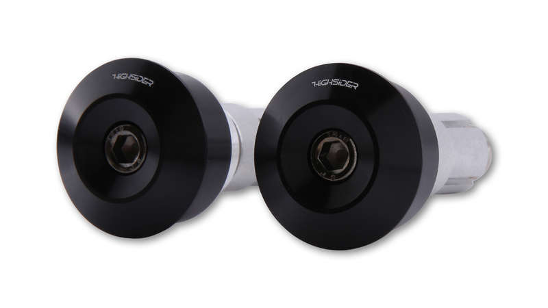 Highsider - Dot Handlebar Ends Black (Pair)