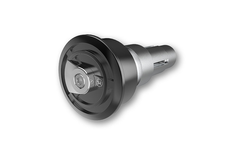 Highsider - Enterprise-EP1 Handlebar Ends, Silver