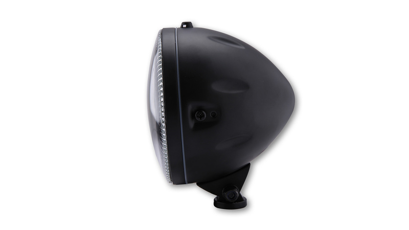 Highsider - Atlanta Main Headlight Black 5 3/4 Inch LED E-Approved