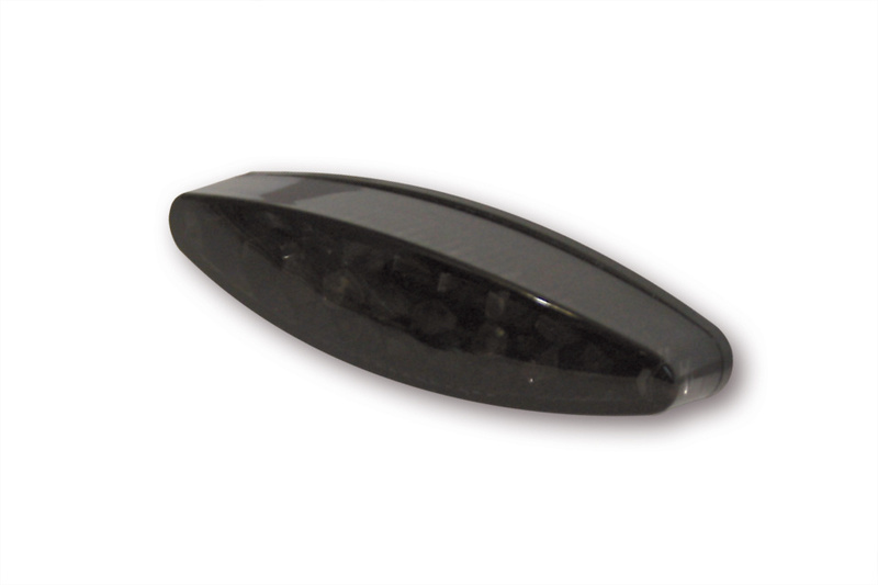 Highsider - Little Number1 Led Taillight Black/Smoke With Number Plate Illumination