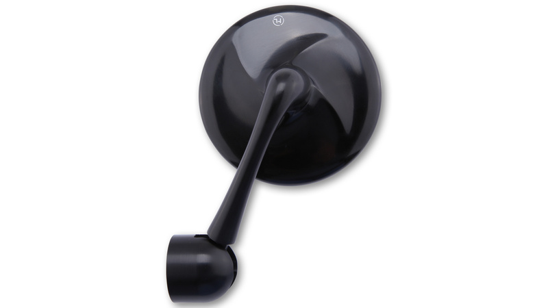 Highsider - Classic Handlebar End Mirror Black