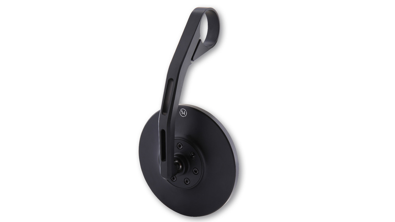 Highsider - Conero 2 Handlebar End Mirror Mbl Black Edition Black Matt Long