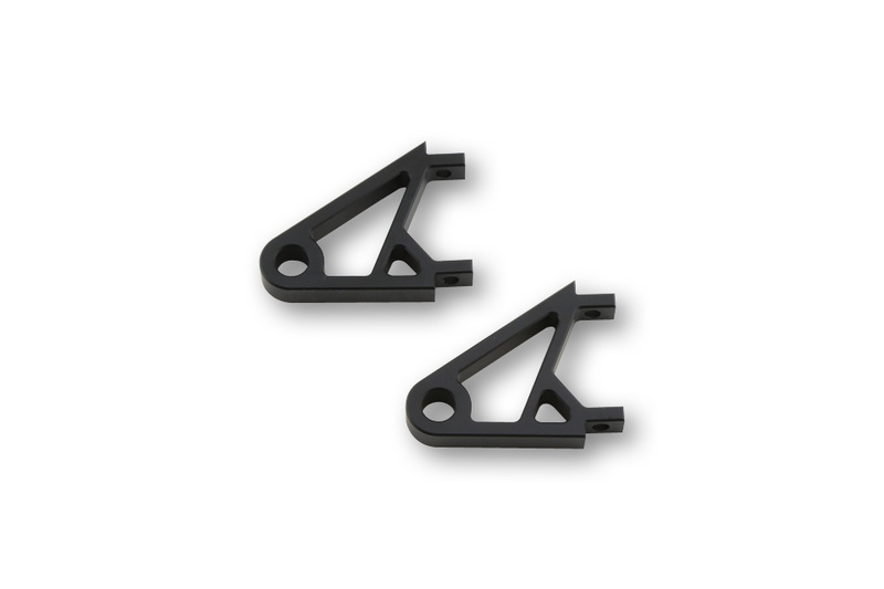 Highsider - Headlight Bracket XS, Black CNC Aluminium (Pair)