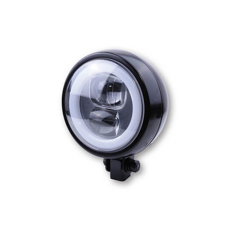 Highsider - Flat Typ 9 Main Headlight, Blk E-Approved