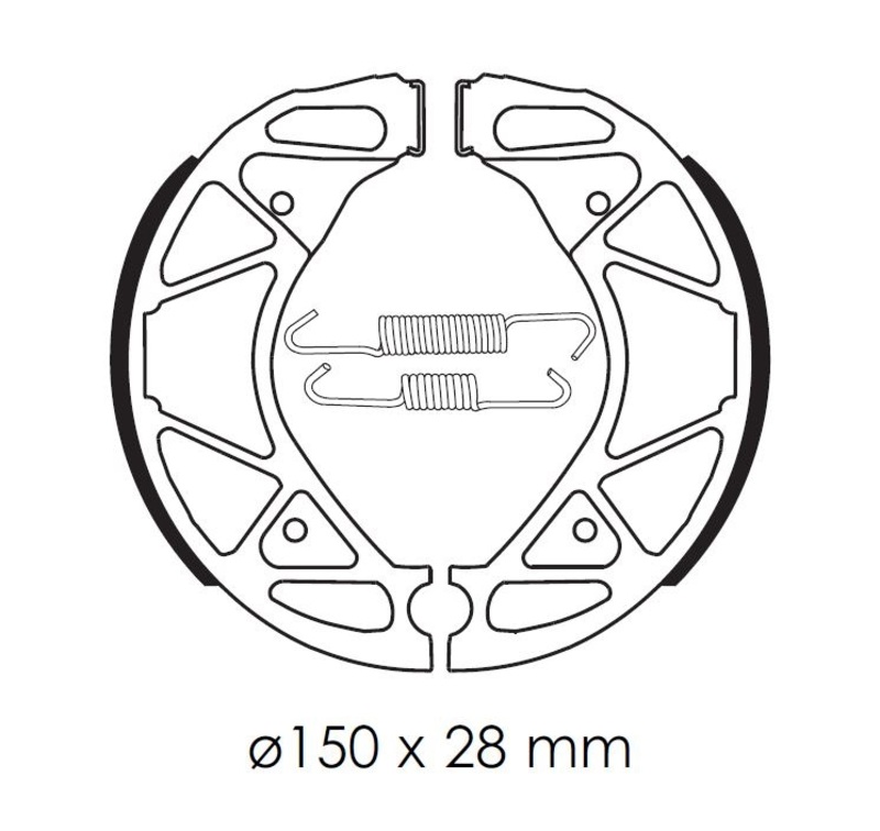 Tecnium - Brake Shoe voor Scooter Organic