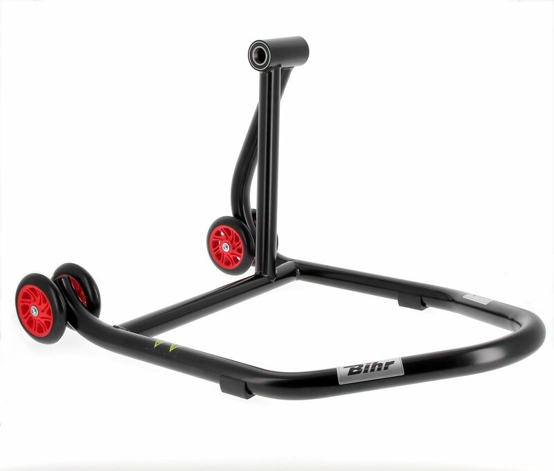 Bihr - Kit Bike Stand Right Single Arm Red met rode wielen