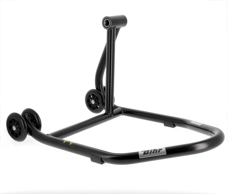 Bihr - Kit Bike Stand Right Single Arm Black met zwarte wielen