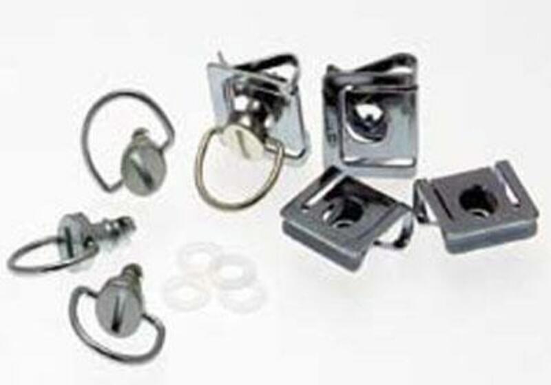 Bihr - Kit 4 Dzeus Fixing Kit compleet montagekit 4 Dzeus schroefclip + ring 6mm snelsluiting kuip