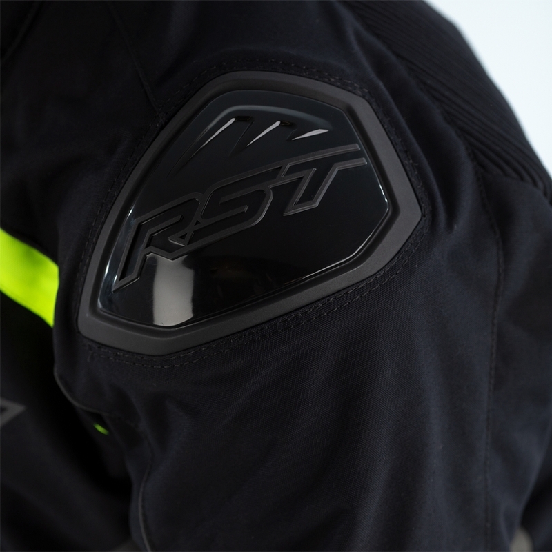 Rst - Jackt Sabre Airbag Txt Zwart/Grijs/Fluo Geel M - Afbeelding 3