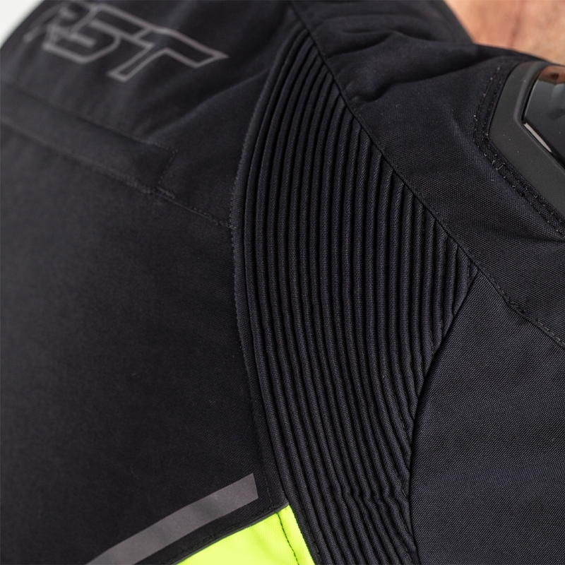 Rst - Jackt Sabre Airbag Txt Zwart/Grijs/Fluo Geel M - Afbeelding 4