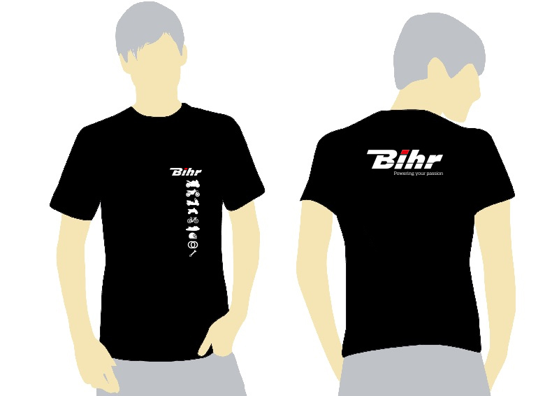 Bihr - T-Shirt Black 2019 Xxl