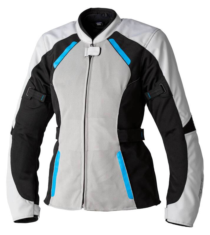 Rst - Jackt Ava Mesh Txt Ldy Blauw
