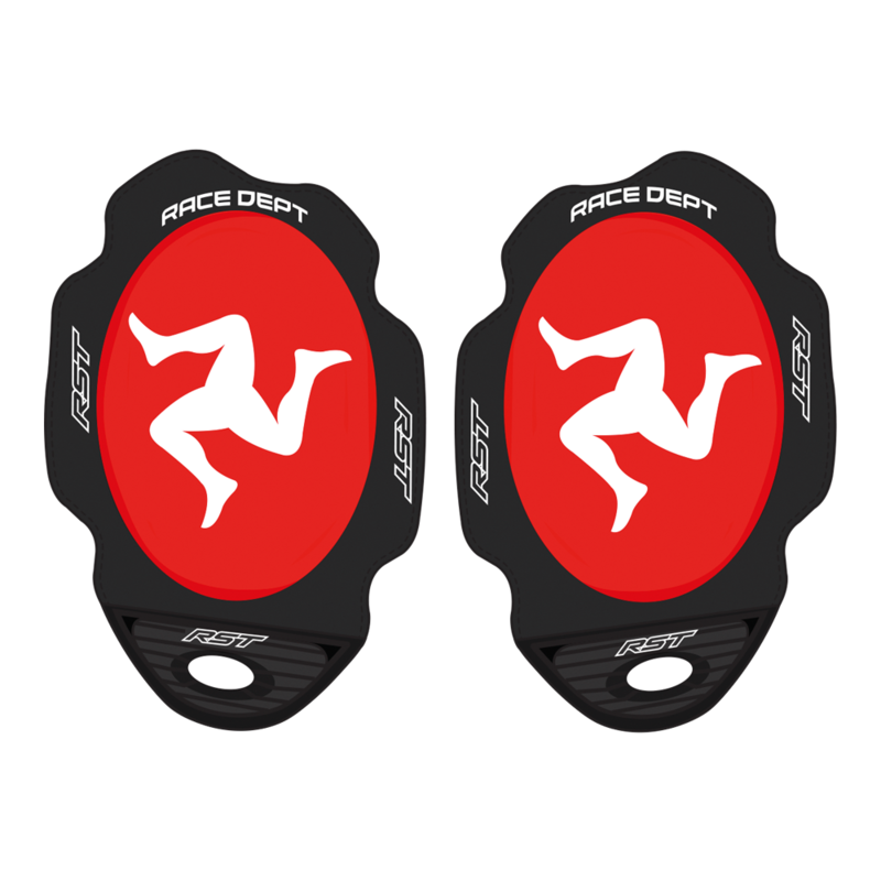 Rst - Knee Sliders Manx voor RST Flag Series Manx Red